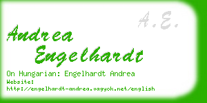 andrea engelhardt business card